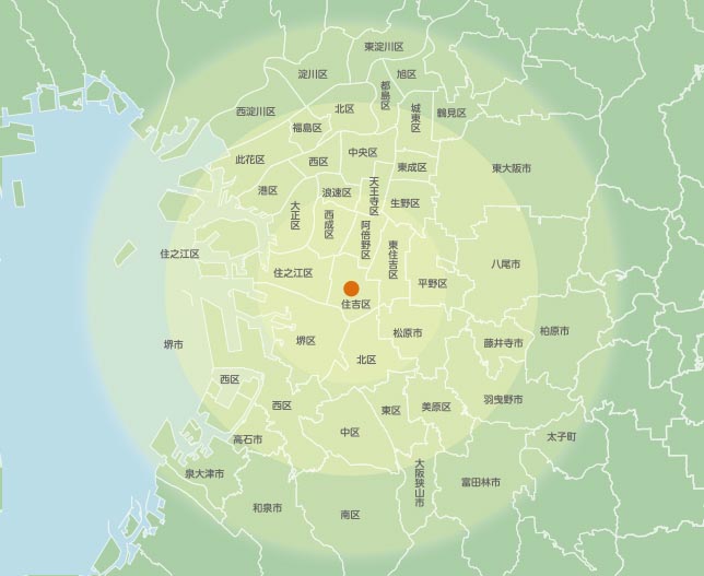 訪問診療エリア